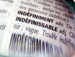 indéfinissable