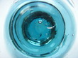 Verre bleu