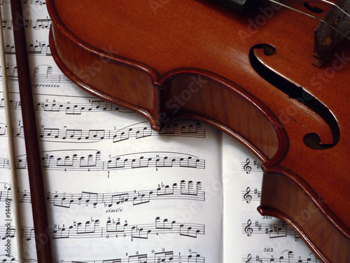 violon et partition