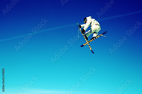 skieur  tail grab