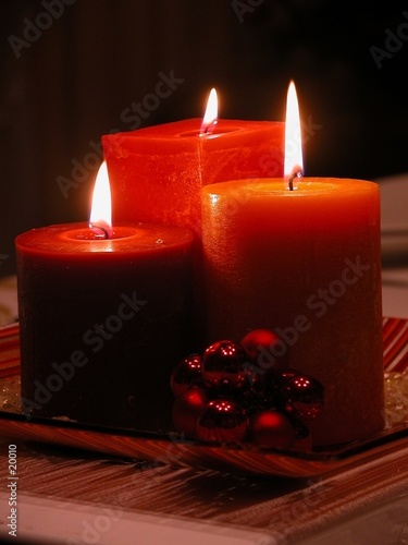 bougies allumées