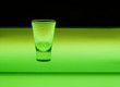 glass in green
