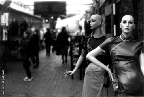 mannequins à londres