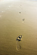 footprints in sand