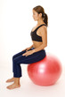 sitting on fitball sitting on fitball