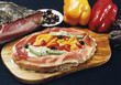 bruschetta au jambon