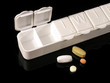 pill box and pills