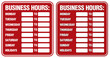 business hours