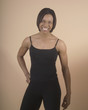 smiling fit woman