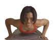 woman doing press ups