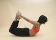 woman stretching