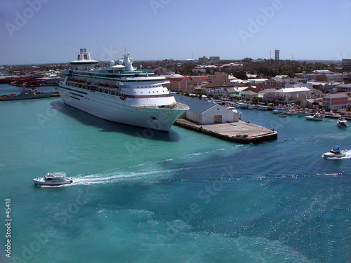 cruise ship in port