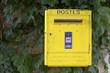 yellow french post box