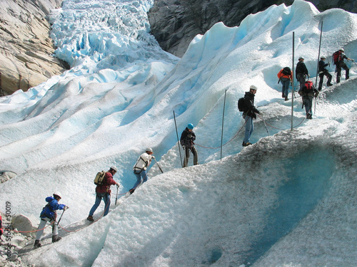 Photo: storm of a glacier storm of a glacier