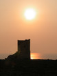 coucher de soleil sur malte