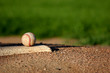 baseball on pitchers mound