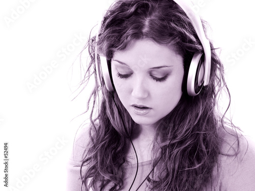 Headphones Laptop on Beautiful Teen Girl With Headphones And Laptop Jaimie Duplass