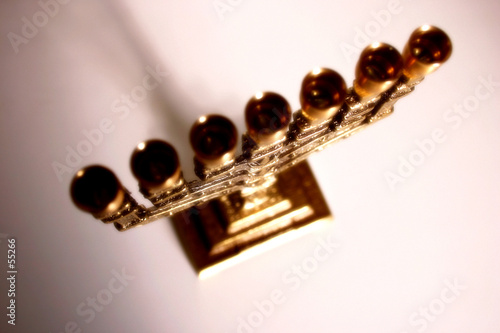 menorah, close-up with shadow menorah, close-up with shadow