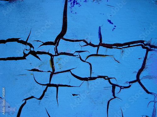 Illustration: craquelure bleue craquelure bleue