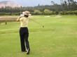 female golfer