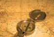compass and nautical map