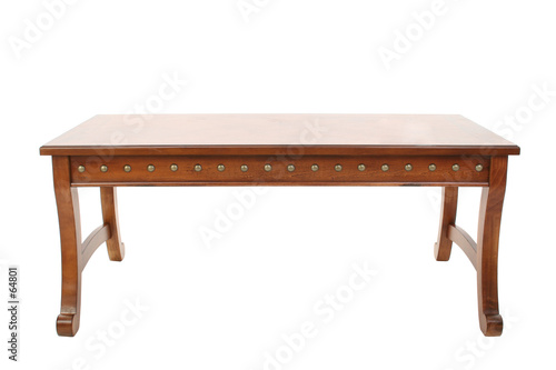 wooden coffee table
