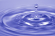 water drop blue