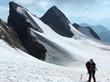 alpiniste sur le glacier du vignemale