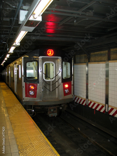 new york city subway. new york city subway train