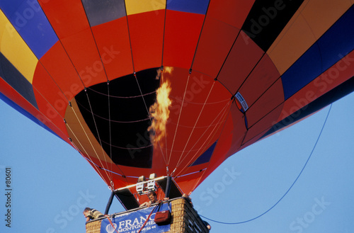 montgolfière en ascension
