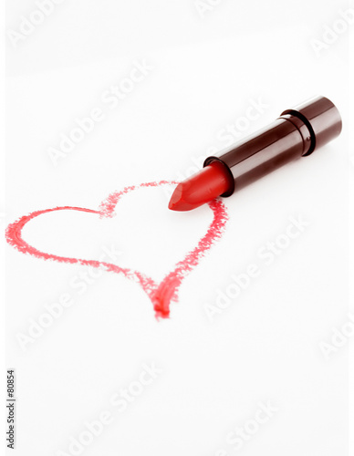lipstick heart