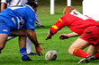 Photo : rugby duel pour le ballon