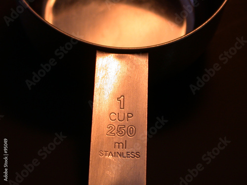 measuring cup: one cup is 250 ml measuring cup: one cup is 250 ml