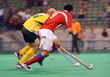 hockey player in action
