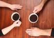 hands on the table hands on the table