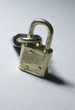 two locked padlock