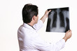 doctor holding x-ray