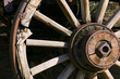old antique wagon wheel