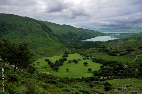 hilltop view to valley