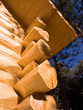 mountain log home