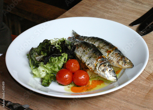 Photo: grilled sardines grilled sardines