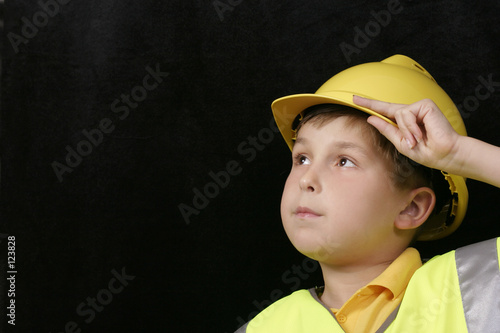 Photo: foreman overviewing progress foreman overviewing progress