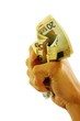 mano agarrando dinero mano agarrando dinero