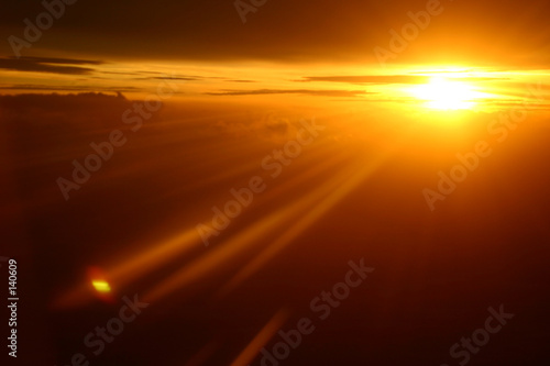 Foto: coucher de soeil en plein ciel coucher de soeil en plein ciel
