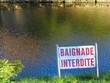 baignade interdite baignade interdite