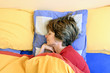 woman sleeping