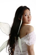pretty fairy looking back