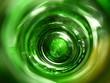 intérieur de bouteille en verre