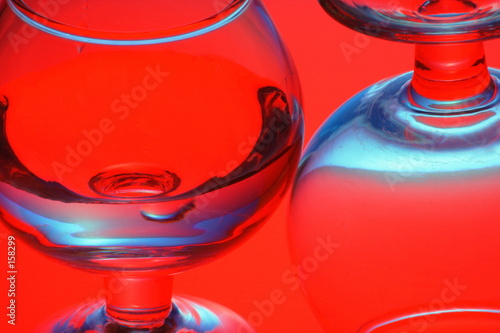 Foto: blue on red blue on red