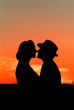 sunset kiss